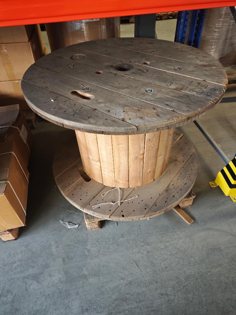 houten haspel, Huis en Inrichting, Ophalen, Gebruikt, 100 tot 150 cm, Rond