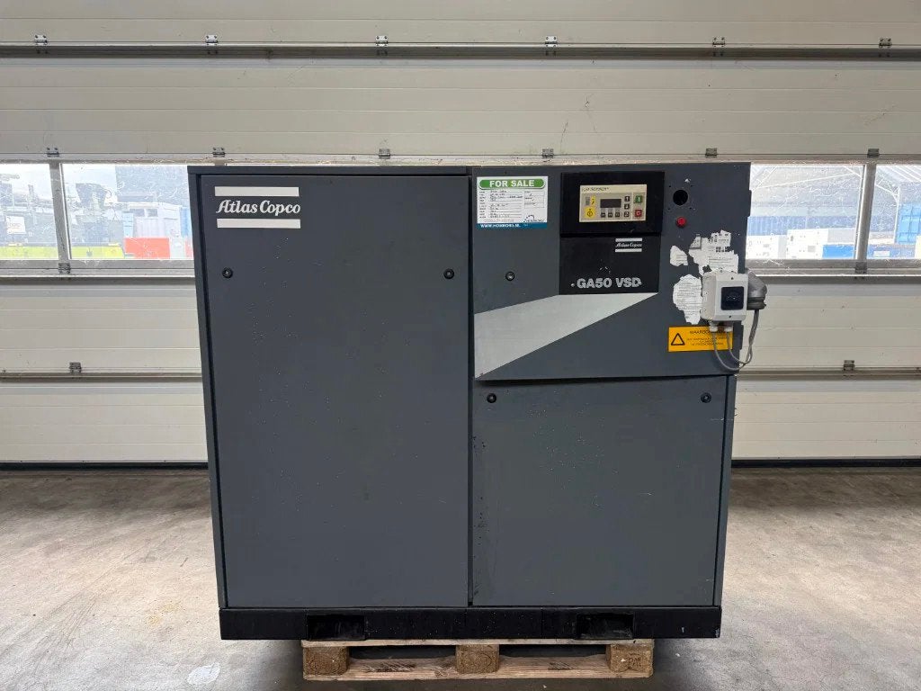 Atlas-Copco GA50VSD GA 50 VSD 50 kW 8520 L / min 13 Bar Elek, Ophalen of Verzenden