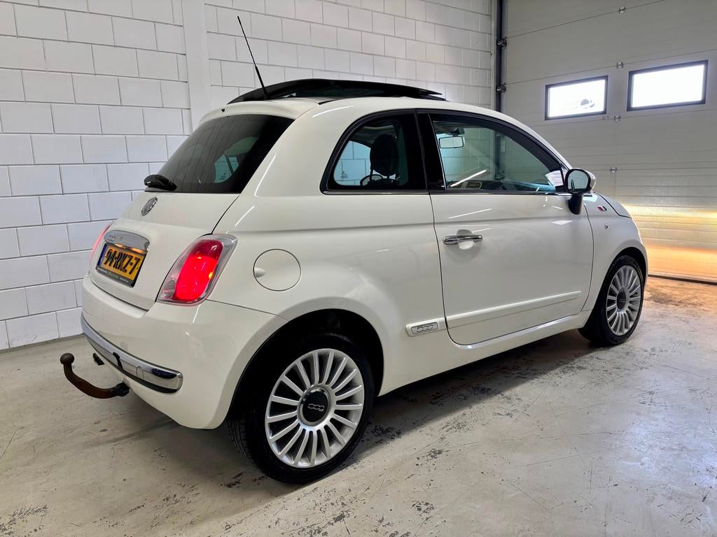 Fiat 500 0.9 TwinAir Lounge|Elek.Panodak|Clima|Leer|16inch|A, Euro 5, 86 pk, Gebruikt, 31 €/maand