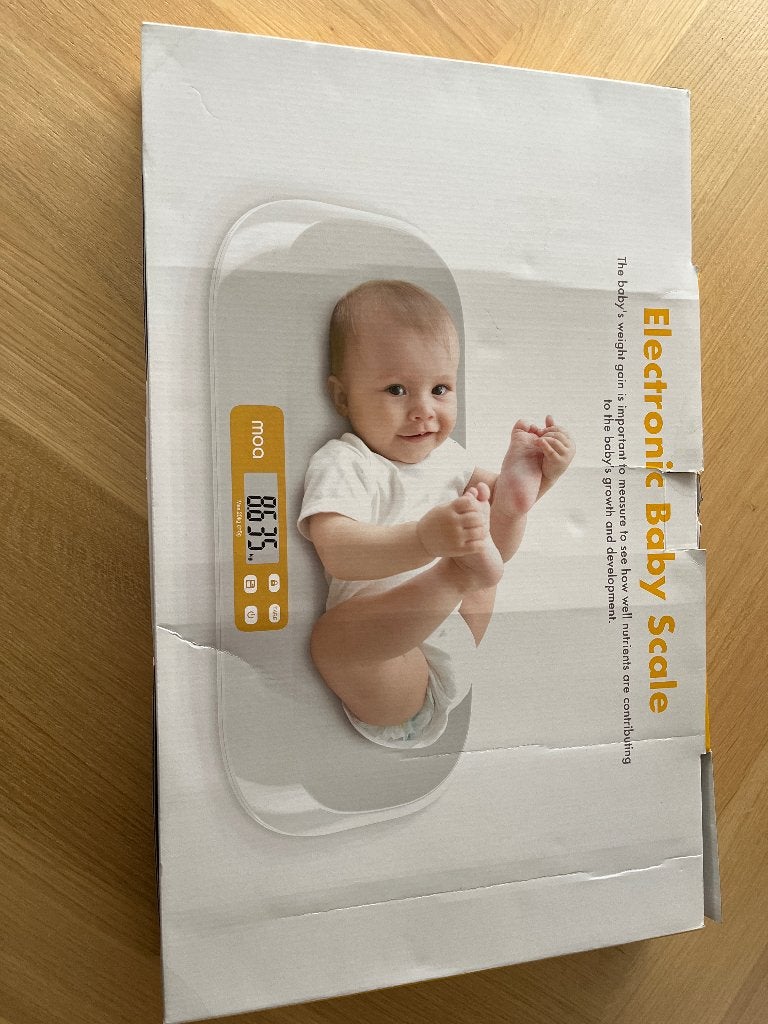 Baby weegschaal met doos, Ophalen, 1 tot 500 gram, Personenweegschaal, 10 tot 50 kg