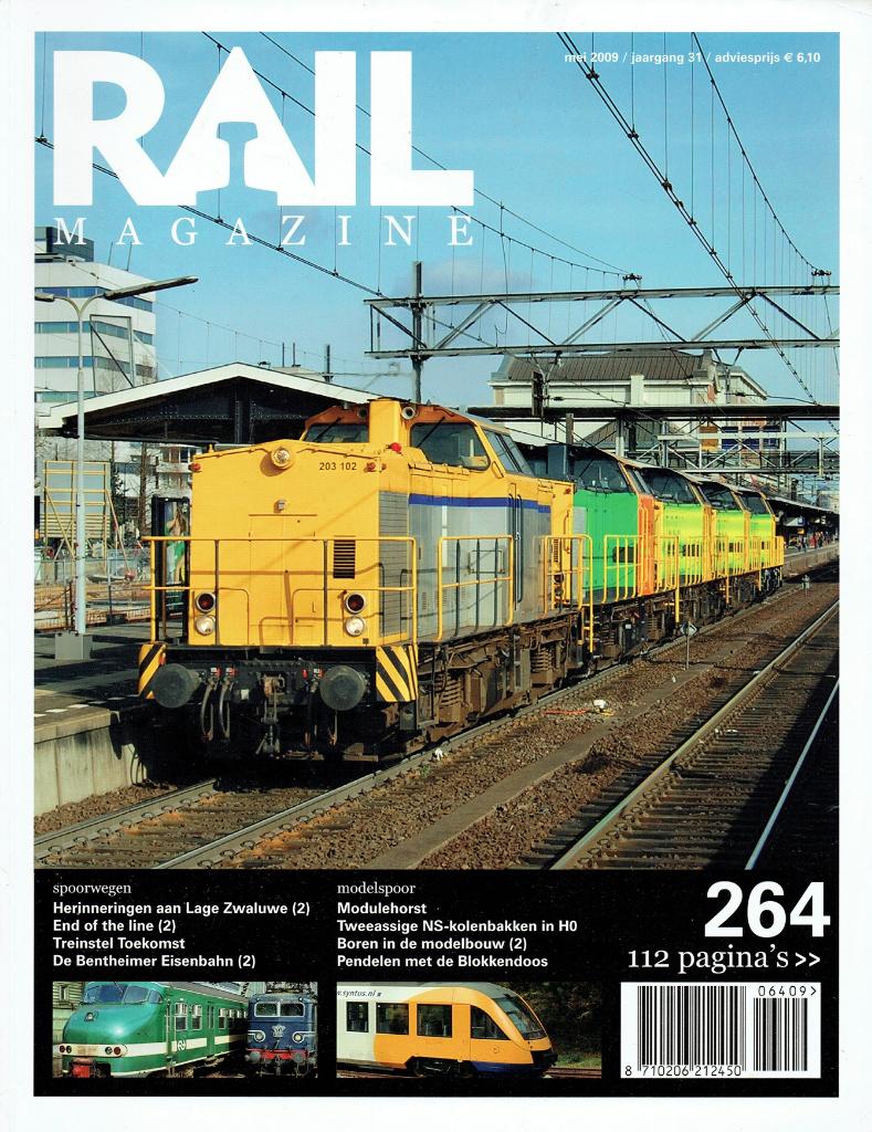 Rail Magazine Spoorwegen & Modelspoor 2009 nr. 264, Verzenden, Gelezen, Trein