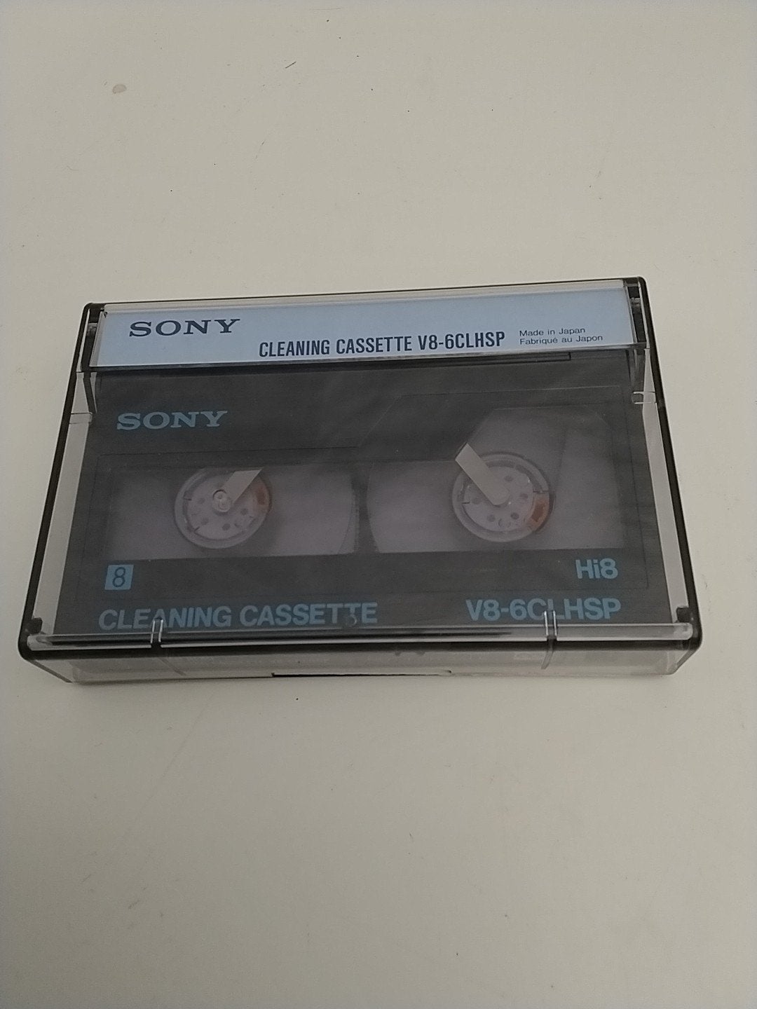 Sony Hi8 Video Head Cleaning Cassette V8-6CLHSP, Audio, Tv en Foto, Videospelers, Ophalen of Verzenden, Gebruikt, Videoband