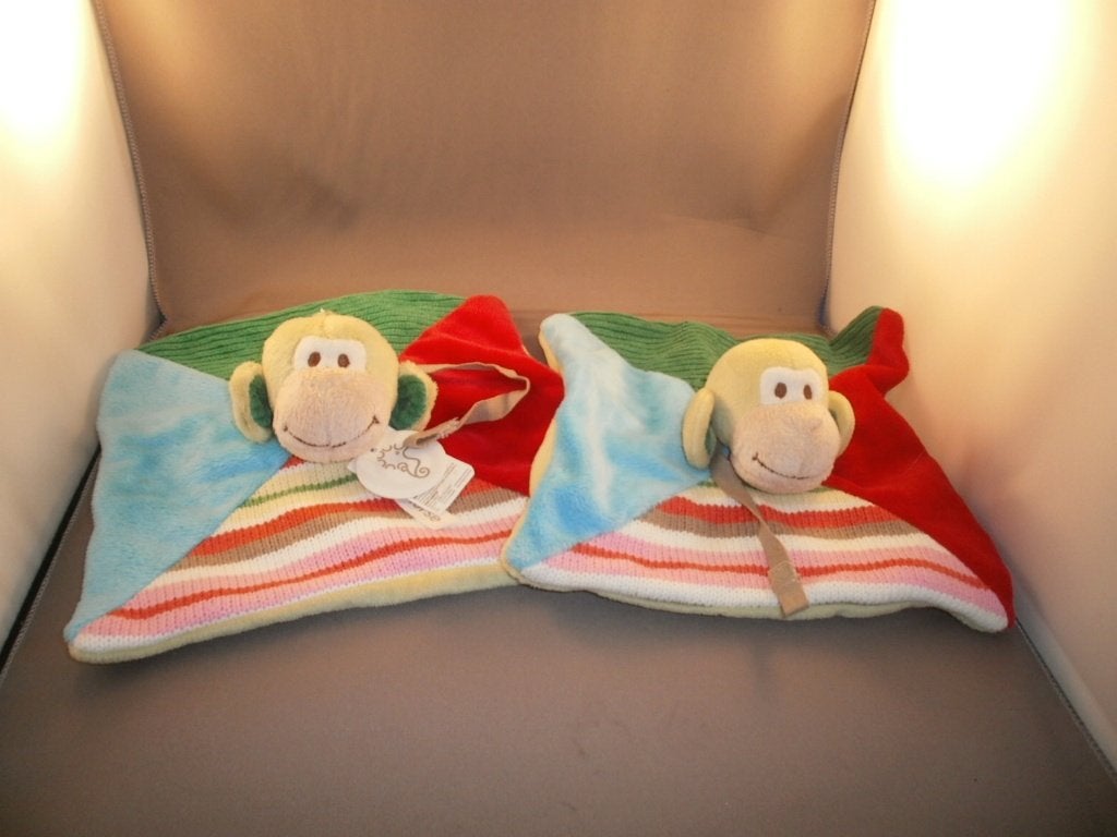 happy hors aap mo knuffel doekje met speen lus 4 gekleurde, Happy Horse, Nieuw, Ophalen of Verzenden, Wasbaar