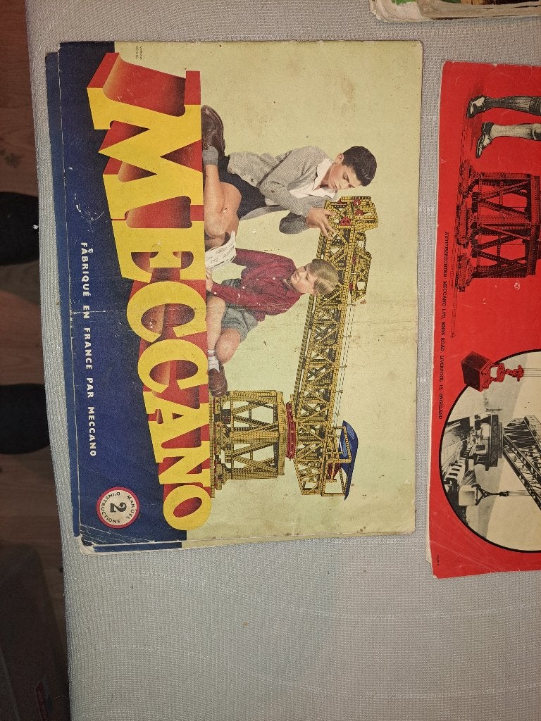 Vintage Meccano Boekjes - Handleidingen en Uitrusting, Ophalen of Verzenden