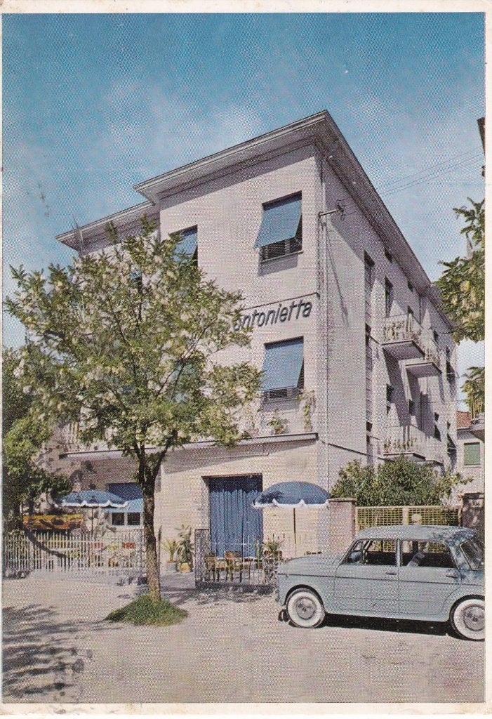 Italië rimini, pensione antoniette, Verzenden, 1960 tot 1980, Gelopen, Italië
