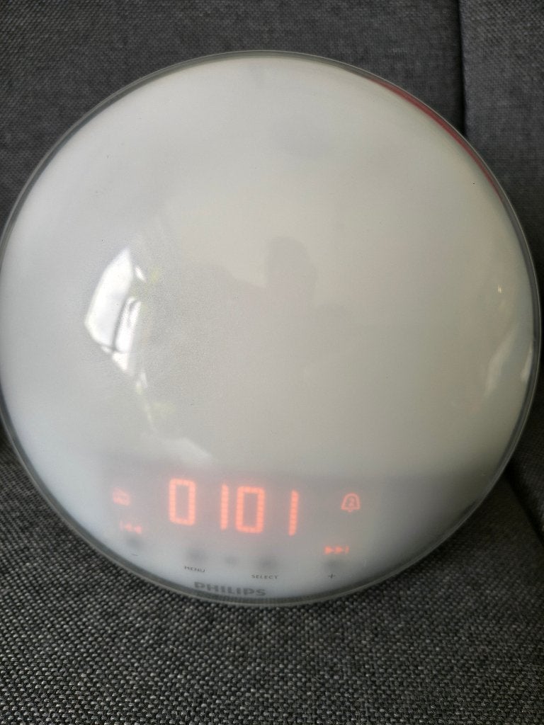 Mooie Philips Wake Up Light HF3520 in goede staat lichtlamp, Ophalen of Verzenden, Zo goed als nieuw