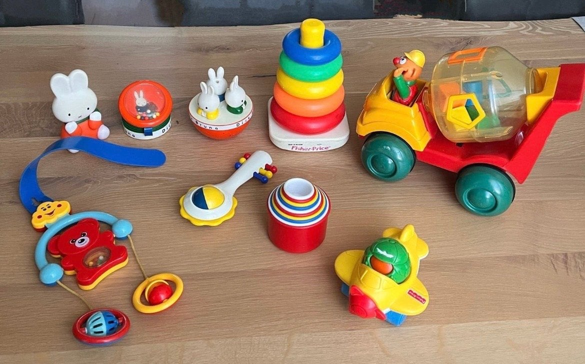 Diverse baby- en peuterspeelgoed (Fisher-Price, Nijntje), Ophalen of Verzenden, Gebruikt, Overige typen, Met geluid