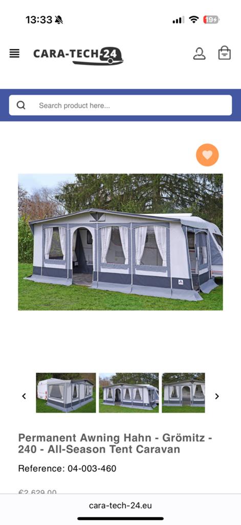 Te koop nieuwe seizoen tent maat 11, Ophalen, Nieuw
