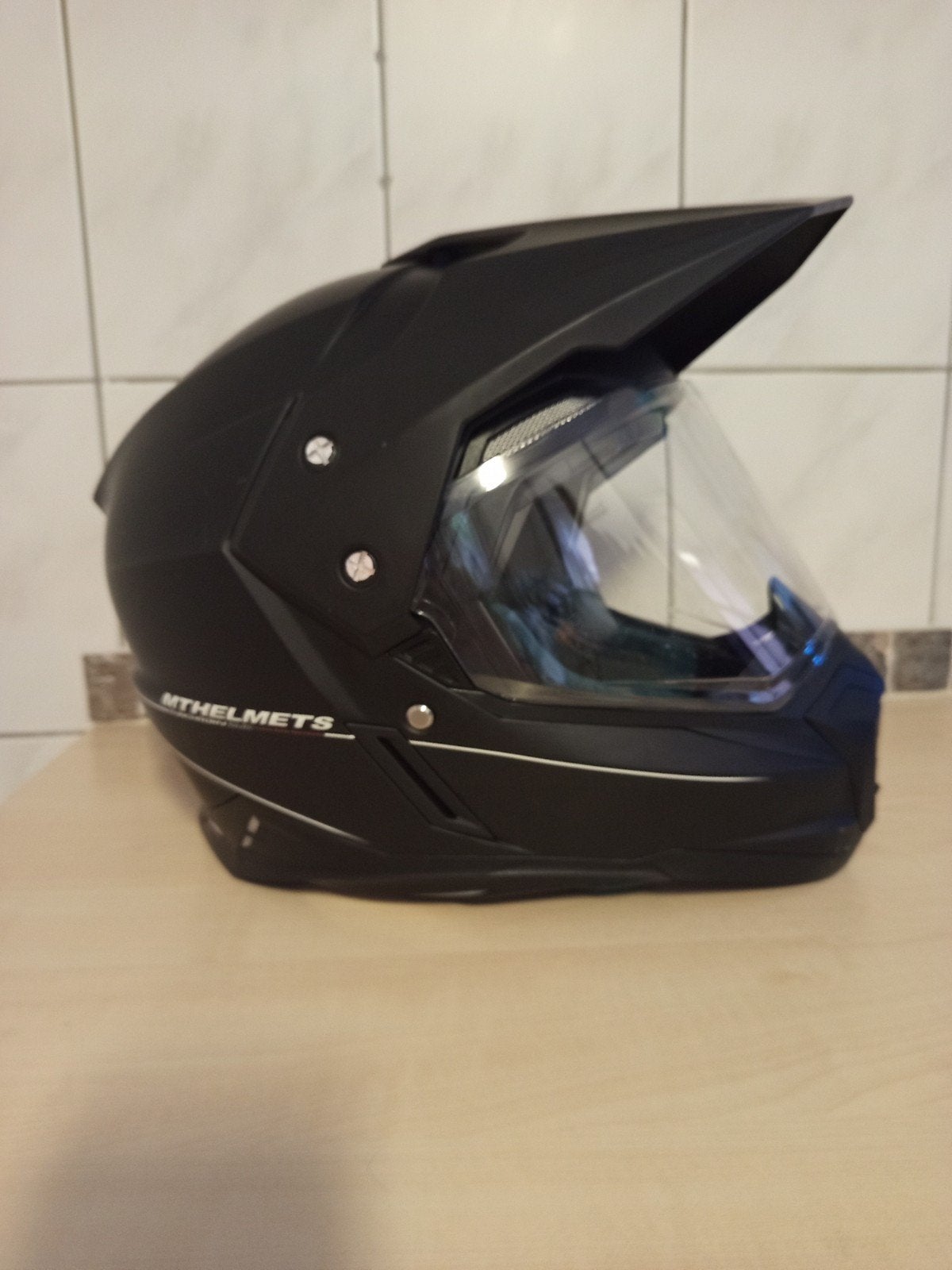 Mt cross helm duo sport, Motoren, Offroadhelm, XL, Tweedehands, Ophalen