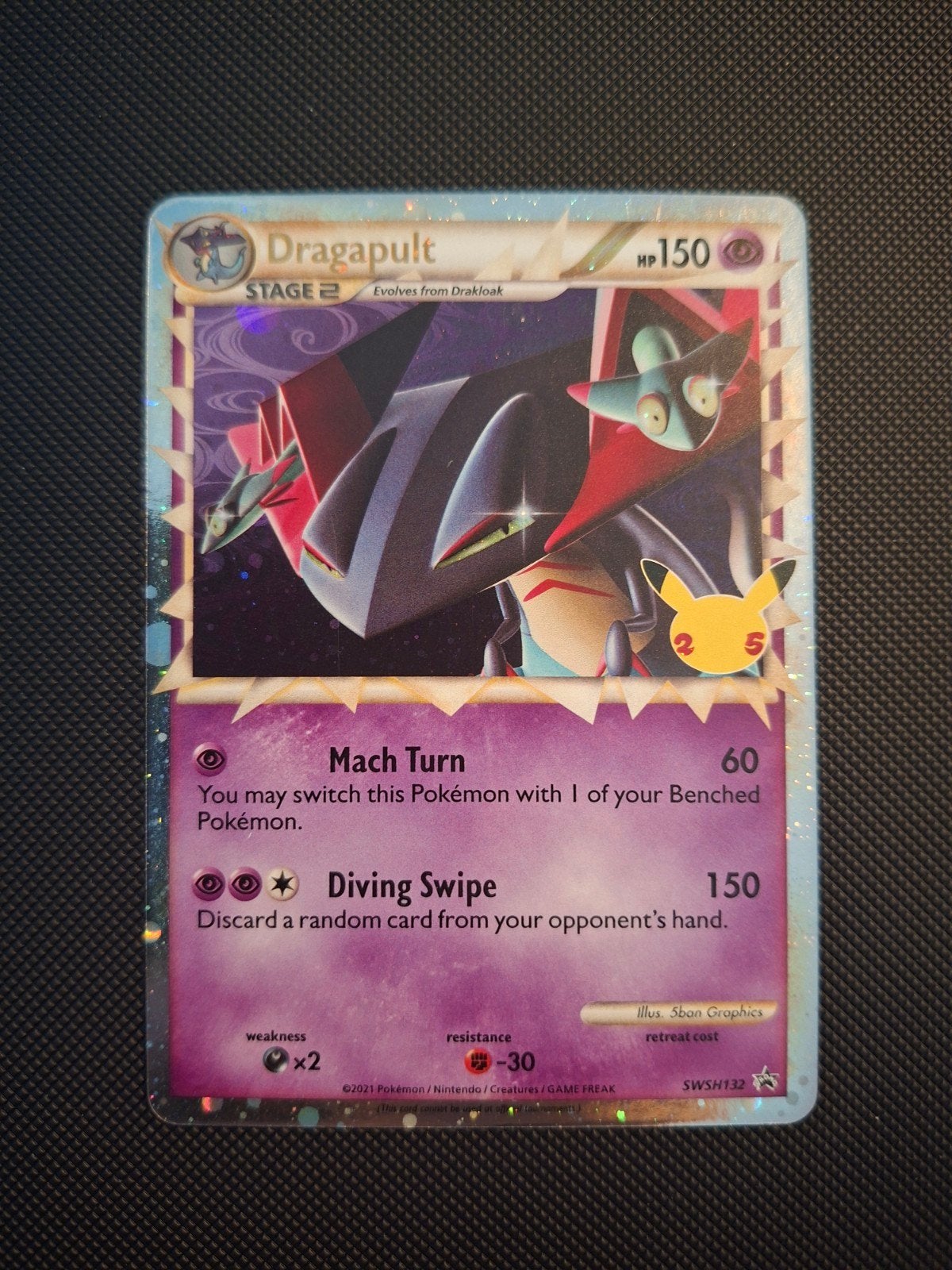 Dragapult SWSH, Ophalen of Verzenden, Nieuw, Losse kaart, Foil