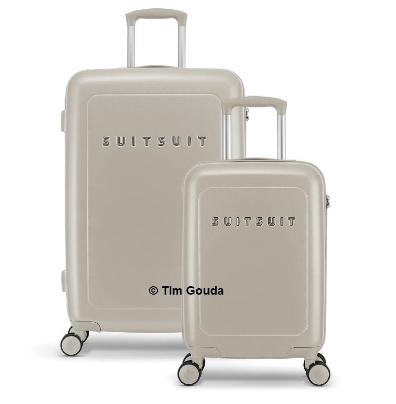 ✅ SUITSUIT kofferset Natura Bleached Sand (55/76 cm) - NIEUW, Hard kunststof, 45 tot 55 cm, Nieuw, Ophalen of Verzenden