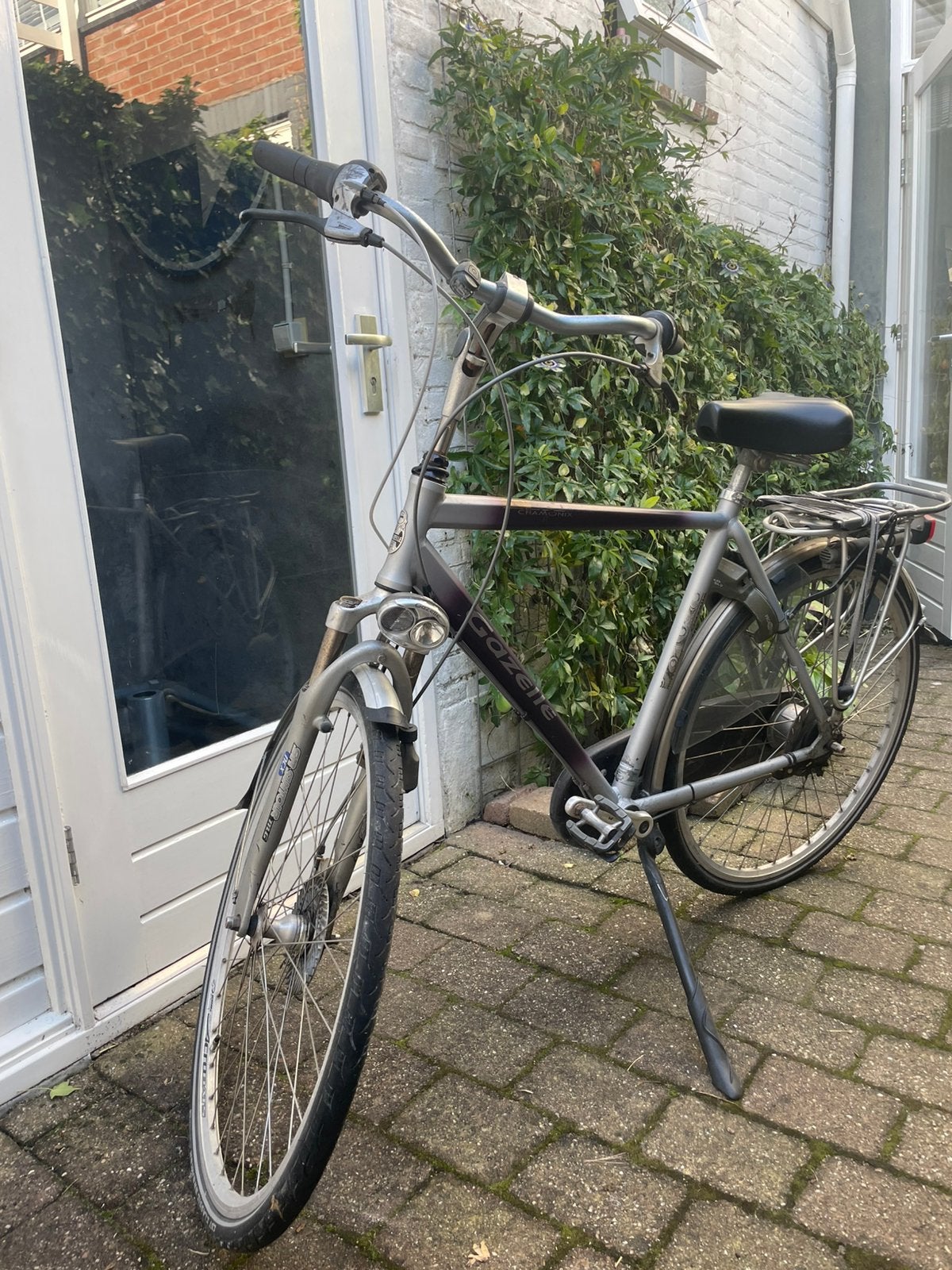 Heren fiets Gazelle, Ophalen, Gebruikt, Velgrem, Versnellingen