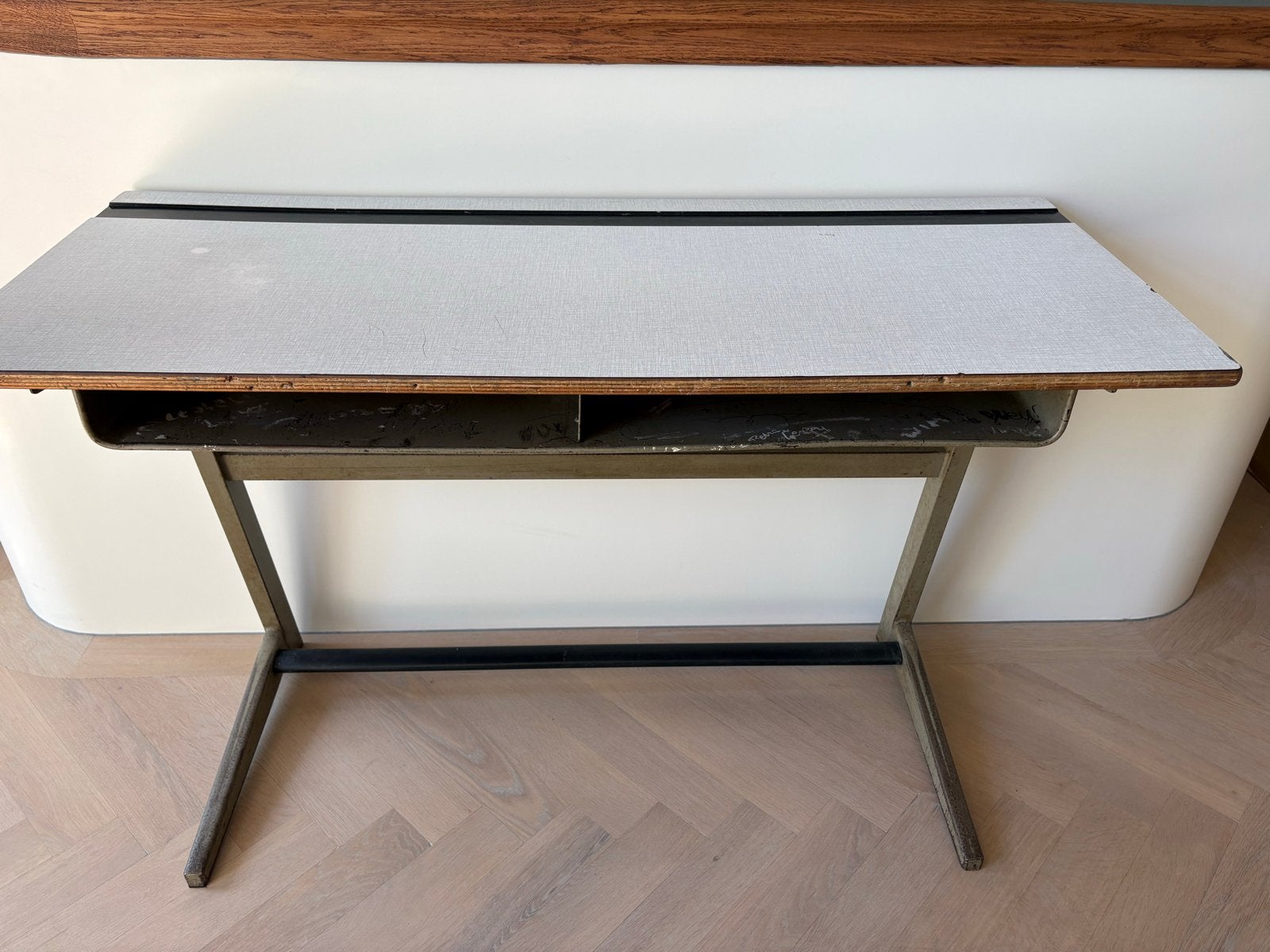 Vintage schoolbureau / tekentafel - Gebruikt, Ophalen, Gebruikt, Hout, Schoolbureau
