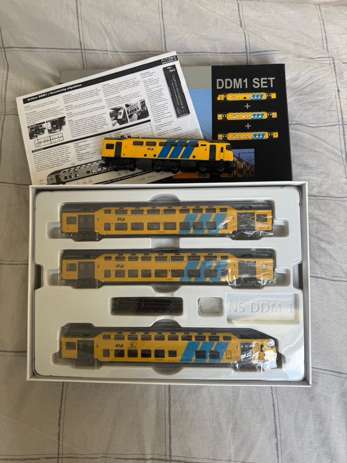 NS DDM Artitec x Rivarossi 4-delige set, Overige merken, Treinset, Gelijkstroom, Nieuw