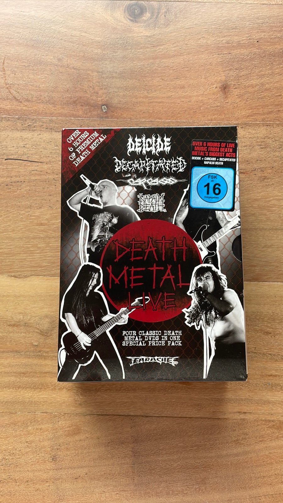 Death Metal Live 4 DVD Box Set Deicide Carcass Earache, Alle leeftijden, Ophalen of Verzenden, Zo goed als nieuw