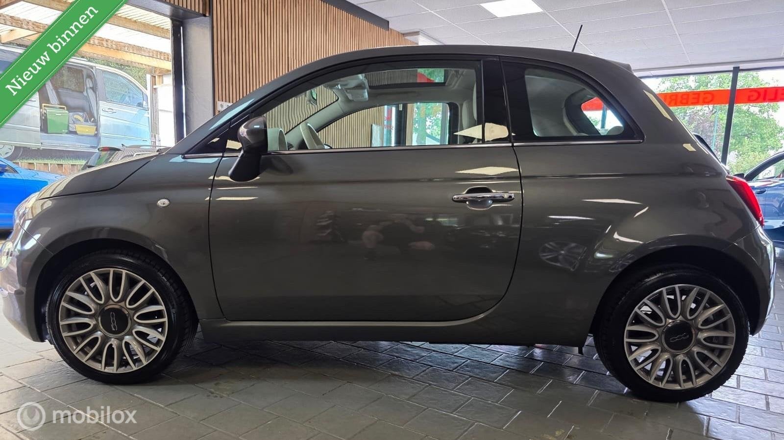 Fiat 500 0.9 Turbo Loung Navi Carplay Pdc Pano Dak Inclusief, Voorwielaandrijving, Gebruikt, 905 kg, Origineel Nederlands