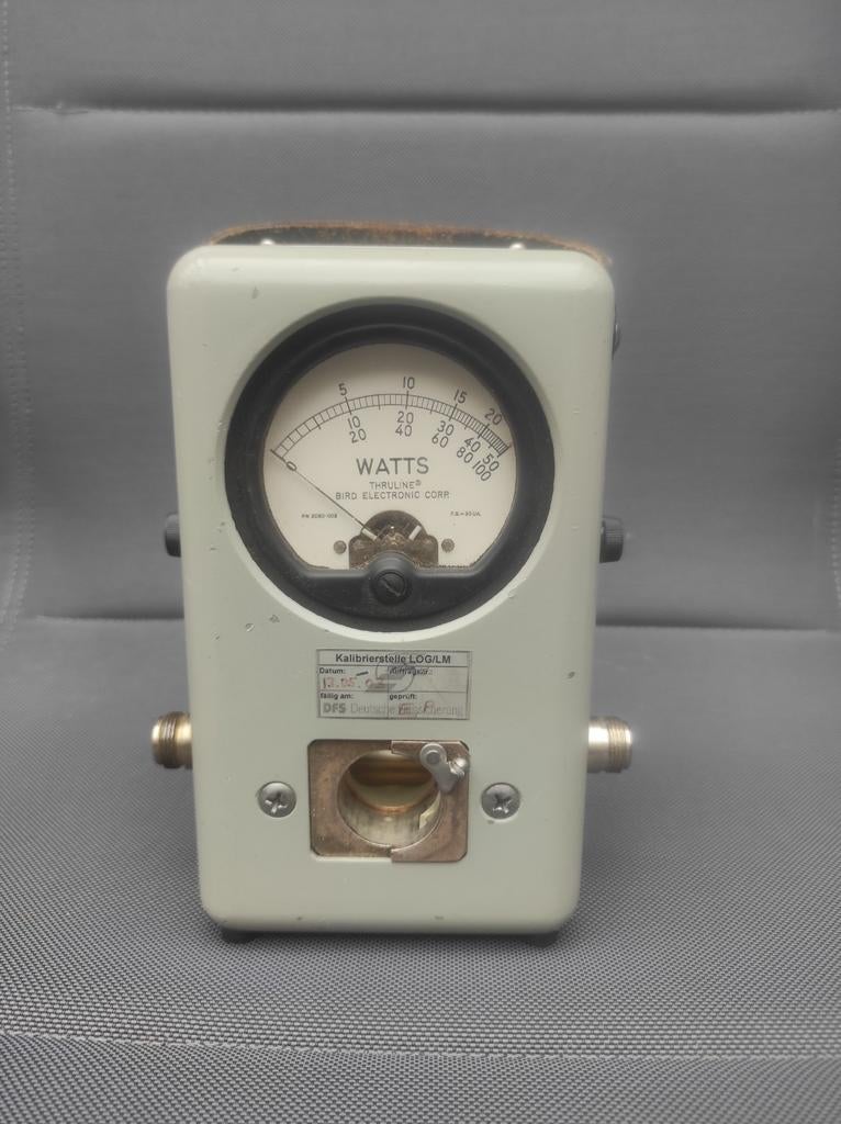 Bird 43 vermogensmeter, Ophalen