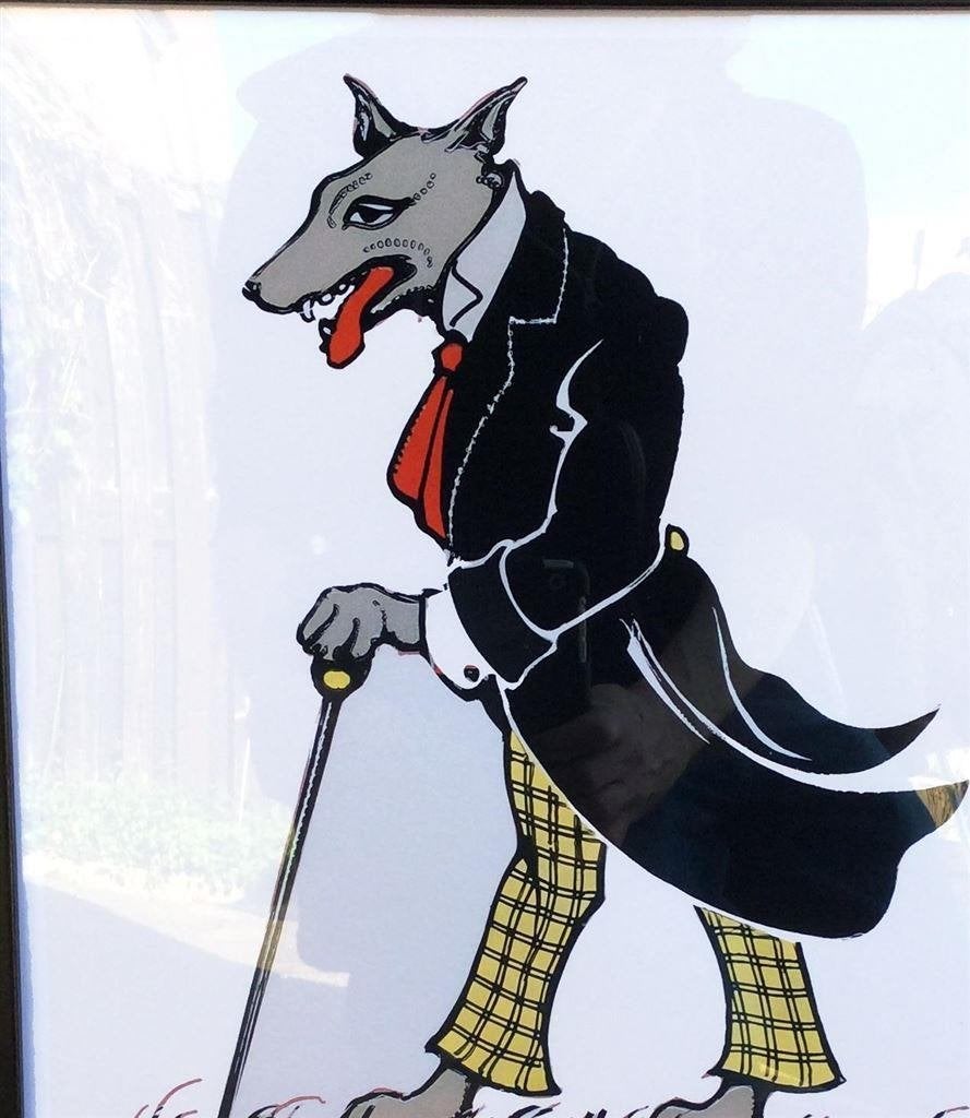 de Efteling Boze Wolf Prent poster ingelijst, Verzenden, Nieuw, Beeldje of Poppetje