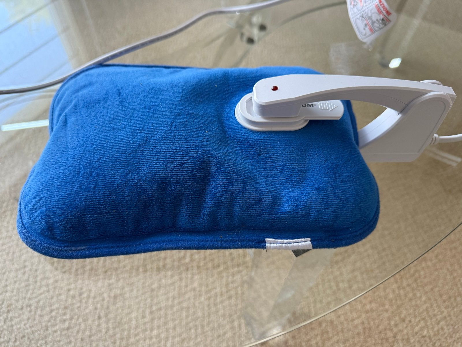 Elektrische Warmtekussen - Blauw, Ophalen of Verzenden, Zo goed als nieuw, Overige typen