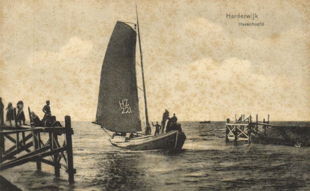 Harderwijk, Havenhoofd - ongelopen, Ophalen of Verzenden, 1920 tot 1940, Ongelopen, Gelderland
