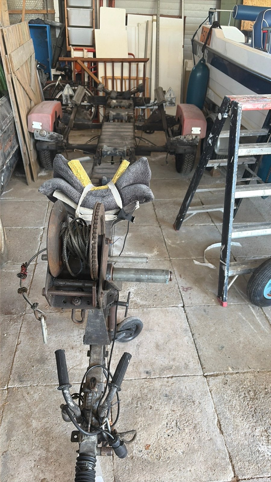 Boottrailer, Doe-het-zelf en Verbouw, Metalen, Ophalen, Gebruikt, IJzer
