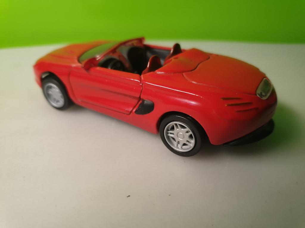 New Ray - Ford Mustang Mach III 1998 [rood] 1/43, Ophalen of Verzenden, Gebruikt, Auto, Overige merken