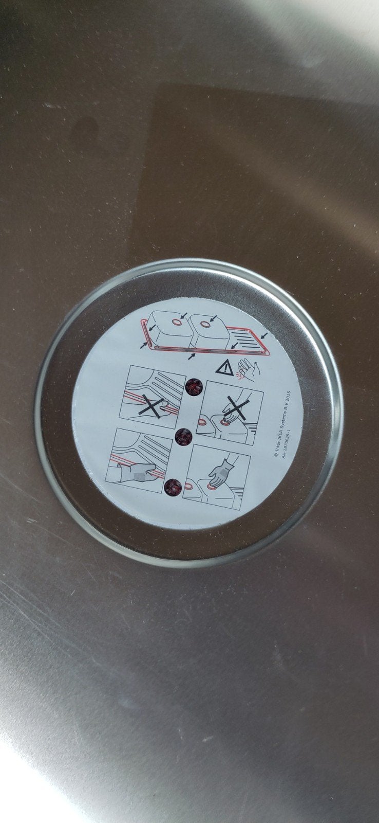 Ikea hillesjon inbouwspoelbak. Niet gebruikt., Ophalen, Nieuw