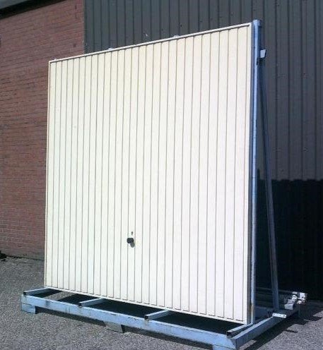💥Metalen garagedeur garage kanteldeur 💥, Doe-het-zelf en Verbouw, Ophalen, Gebruikt, Garagedeur, 120 cm of meer