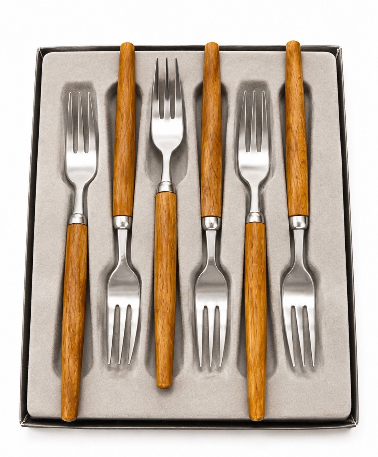 Vintage WMF vorkenset – 6 stuks, Ophalen of Verzenden, Zo goed als nieuw, Hout