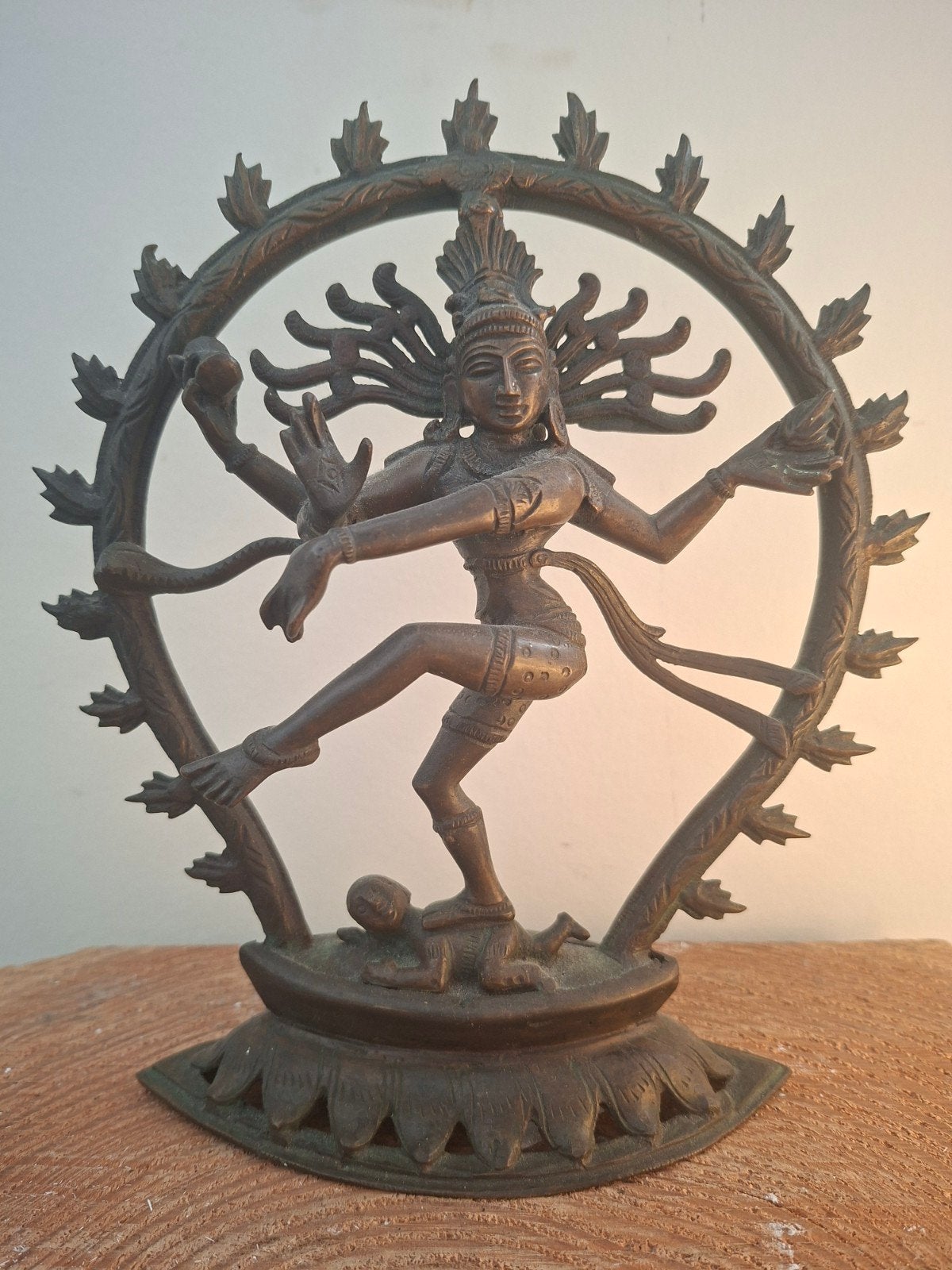 Oud brons Boeddha beeld, Shiva Nataraja, Antiek en Kunst, Ophalen of Verzenden