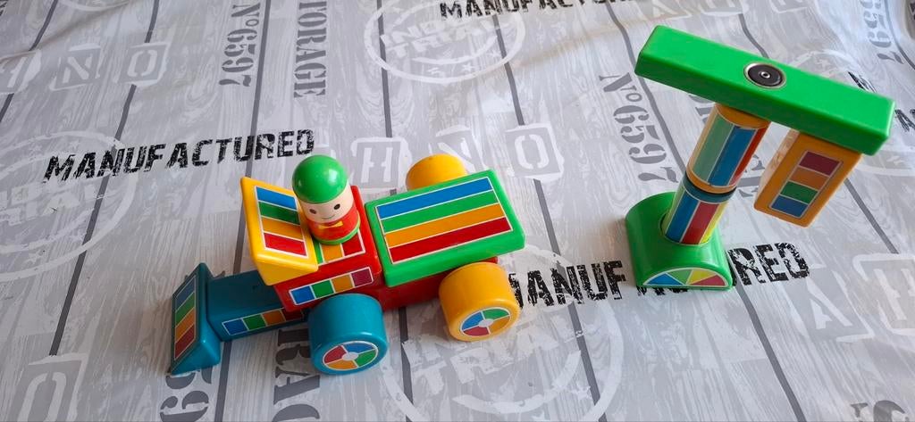 Magnet Block: Magnetische blokken in opbergkoffertje, Ophalen of Verzenden