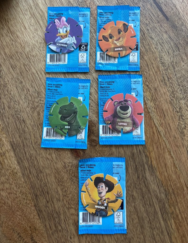 Diskeyz, Verzamelen, Albert Heijn, Ophalen