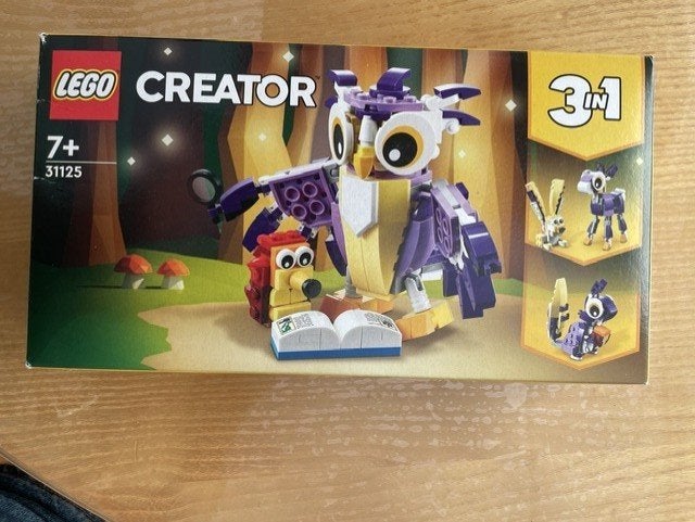 Doos Lego Creator 31125 "Fantasie Boswezens", Compleet, Lego, Ophalen of Verzenden, Zo goed als nieuw