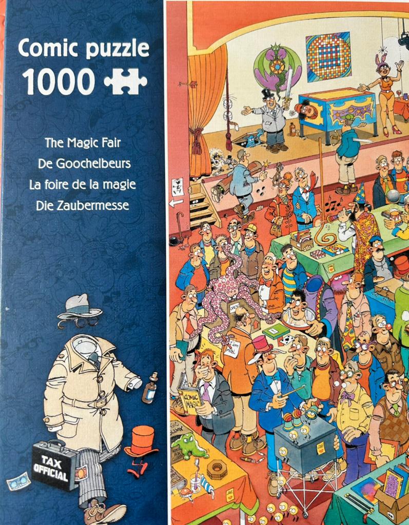 JVH Puzzel 1000 stukjes, Ophalen of Verzenden, 500 t/m 1500 stukjes, Zo goed als nieuw