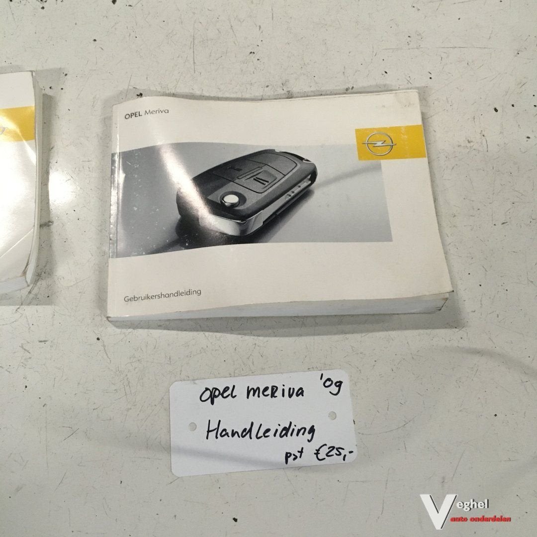 Opel Meriva 1.6 16v automaat  Instructieboekje, Ophalen of Verzenden