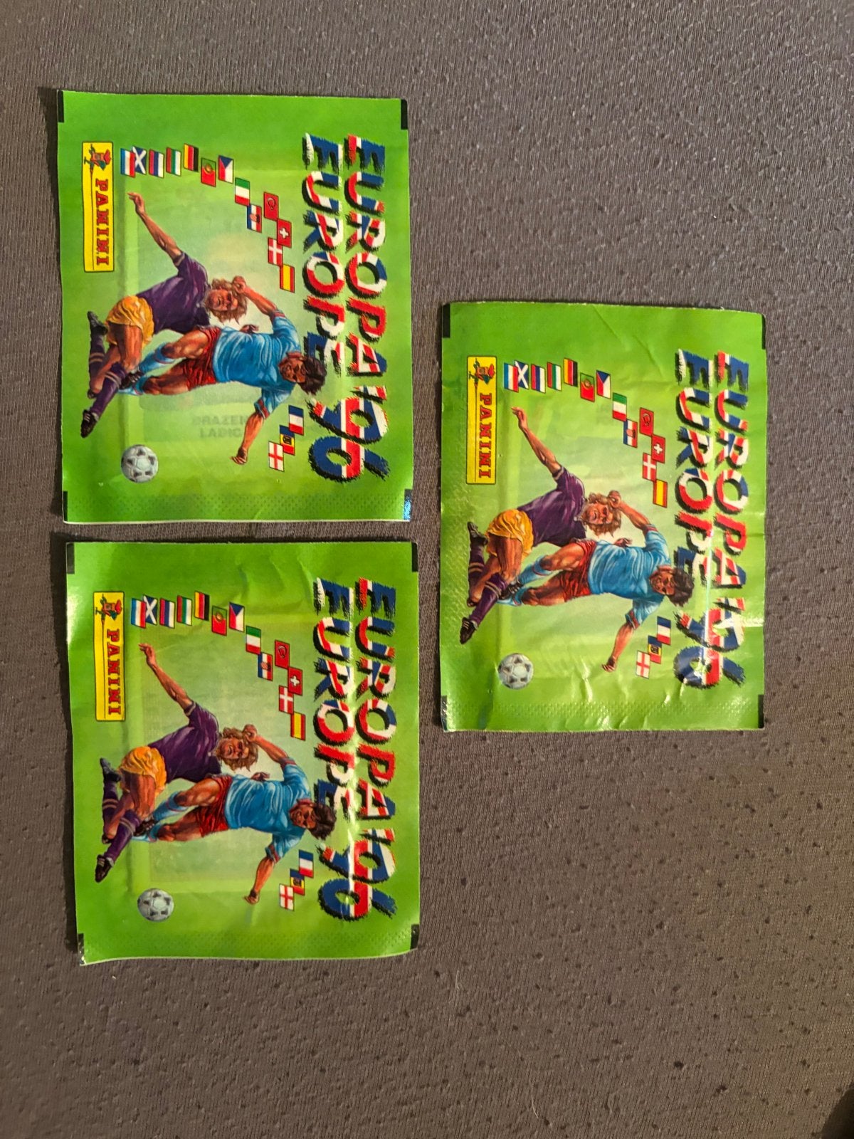Panini EK 1996 zakjes - 3 stuks, Verzamelen, Supermarktacties, Ophalen of Verzenden