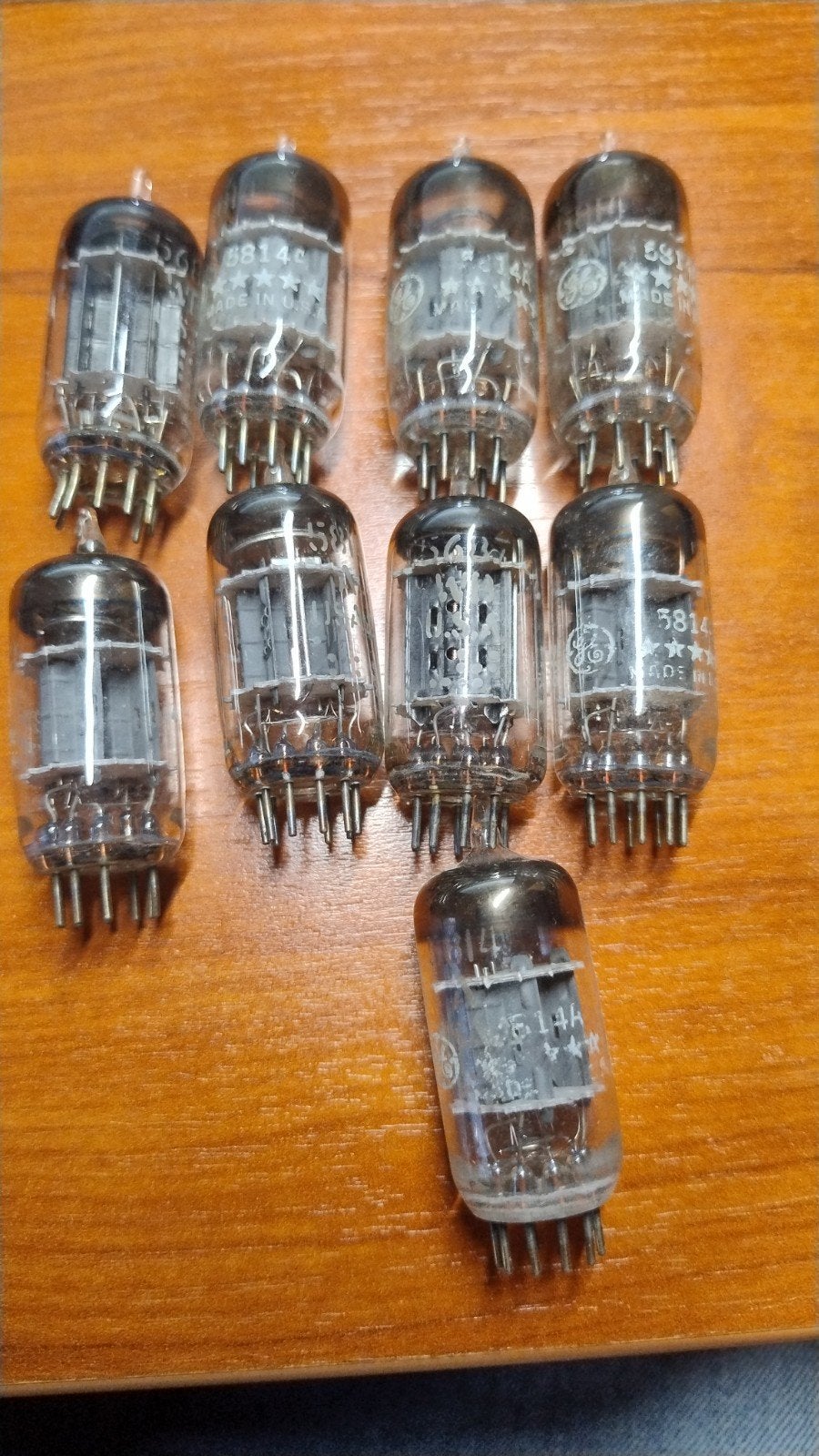Partij GE 5-Star 5814A / ECC82 / 12AU7 Buizen – Triple Mica, Ophalen of Verzenden