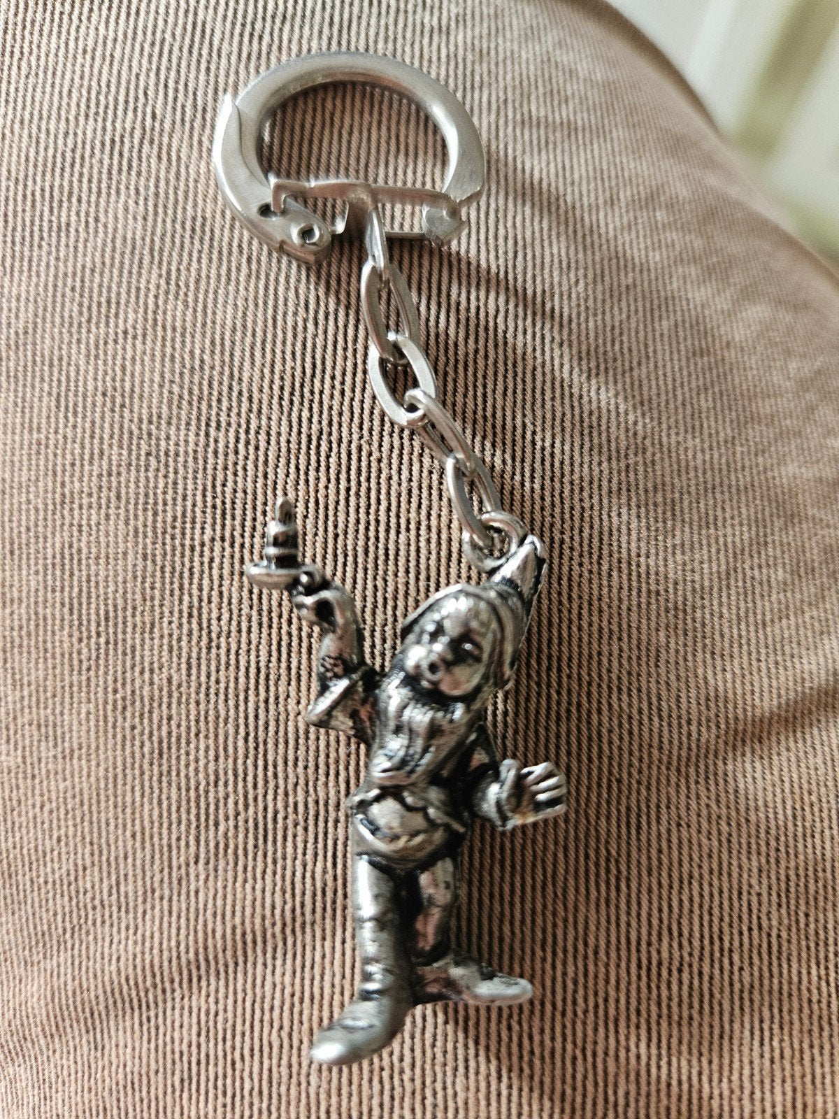 Sleutelhanger met kabouterfiguur, Ophalen of Verzenden, Gebruikt, Knuffel of Figuurtje