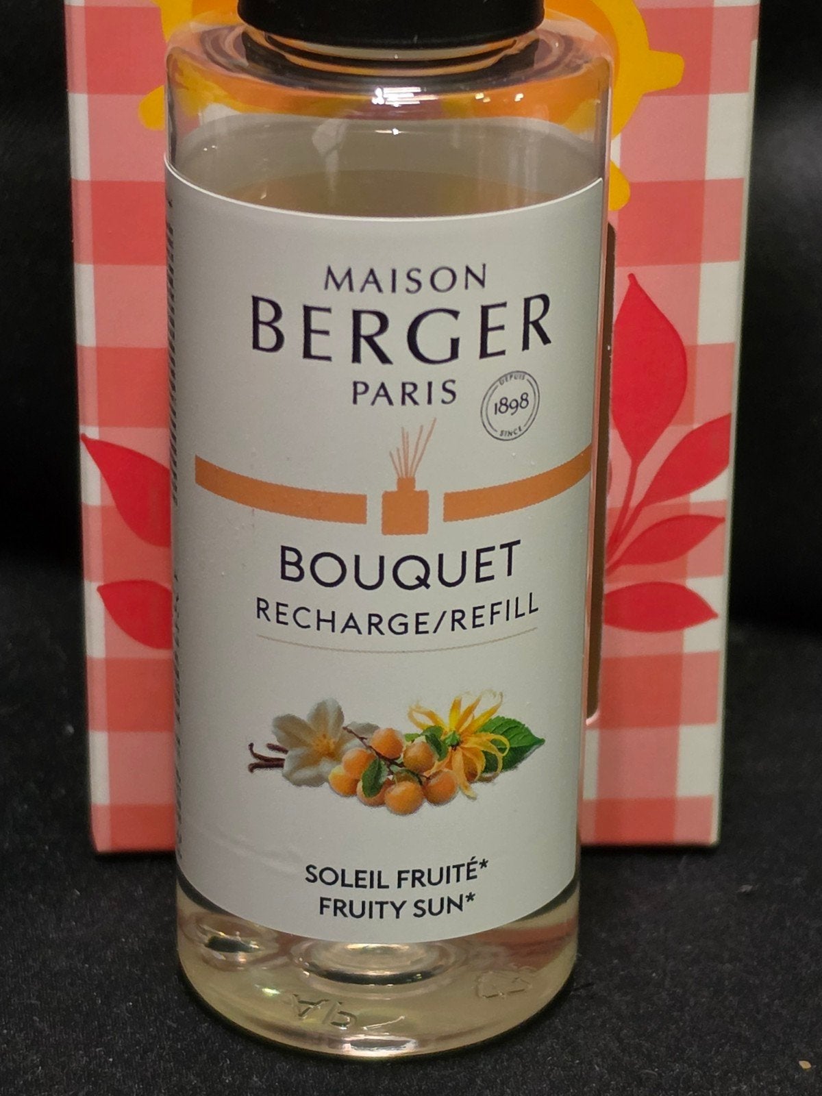 Maison Berger Estivale Soleil Fruité geurstokjes 90 ml roze, Nieuw, Roze, Ophalen of Verzenden