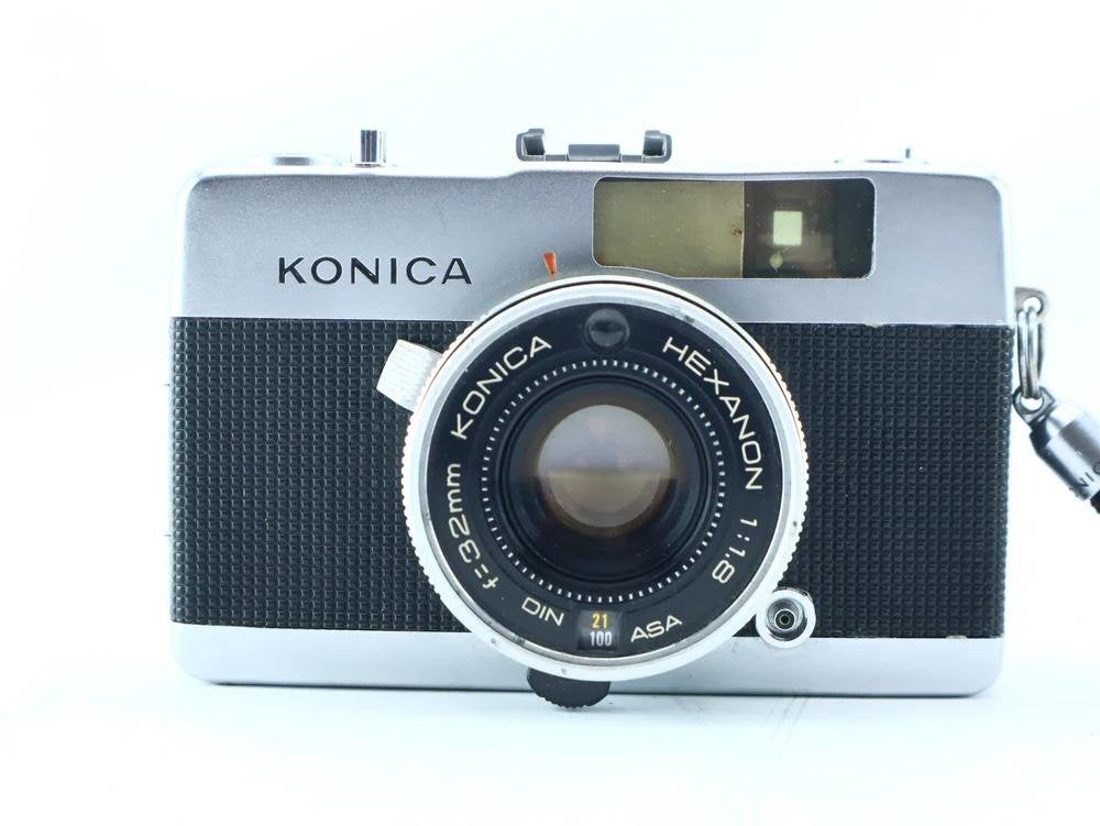 Konica Eye 2 - vintage half frame camera, Audio, Tv en Foto, Fotocamera's Analoog, Ophalen, Gebruikt, Compact, Konica