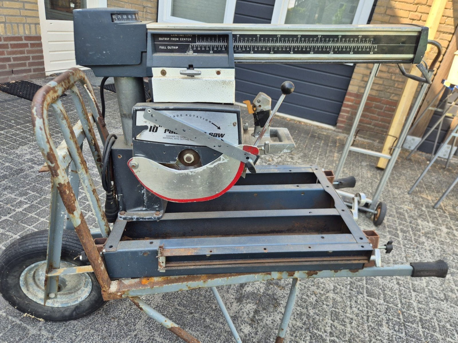 Afkortzaag, Doe-het-zelf en Verbouw, Gereedschap | Zaagmachines, Ophalen, Gebruikt, Onbekend, 70 mm of meer