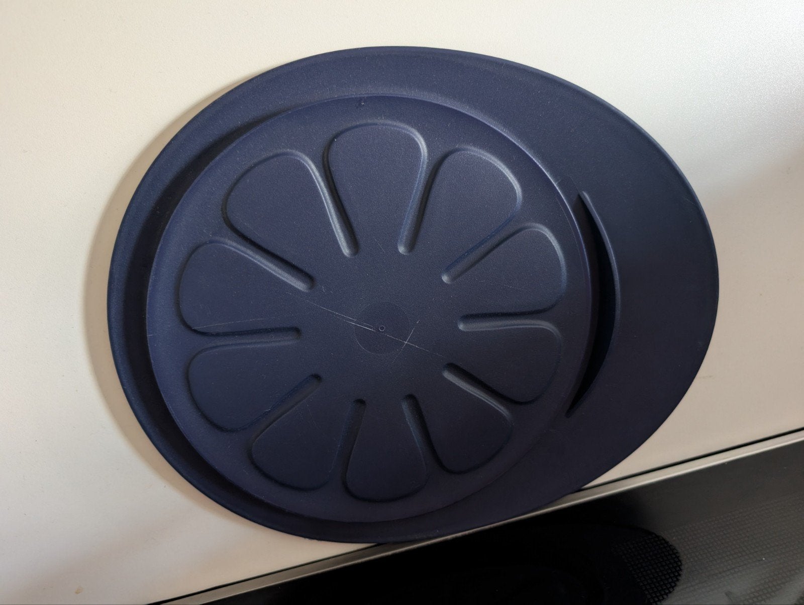 Tupperware onderdeel kaasstolp, bodemplaat, Ophalen of Verzenden, Zo goed als nieuw, Blauw, Overige typen