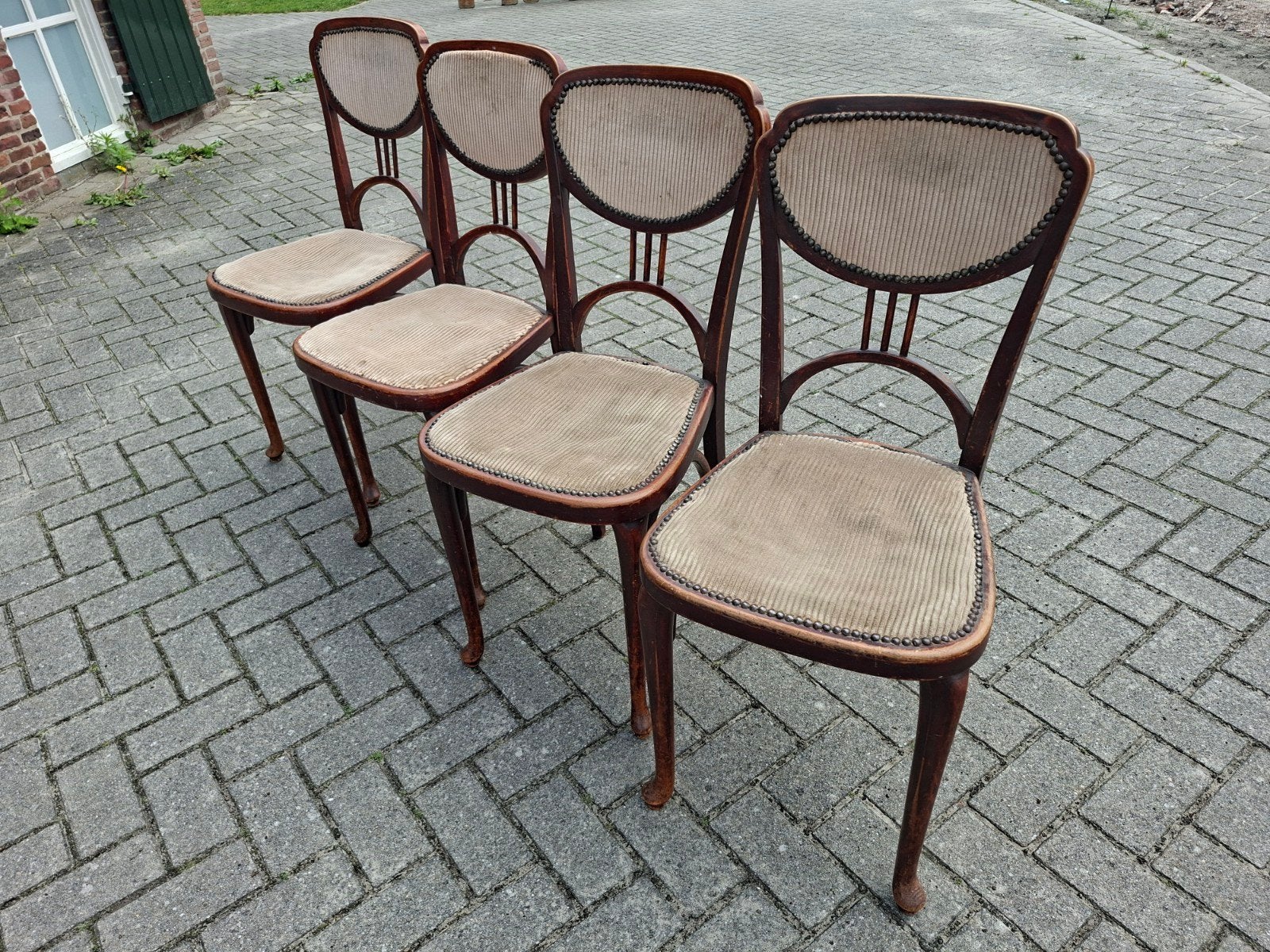 Zeldzame set Thonet 461 stoelen, Antiek en Kunst, Ophalen