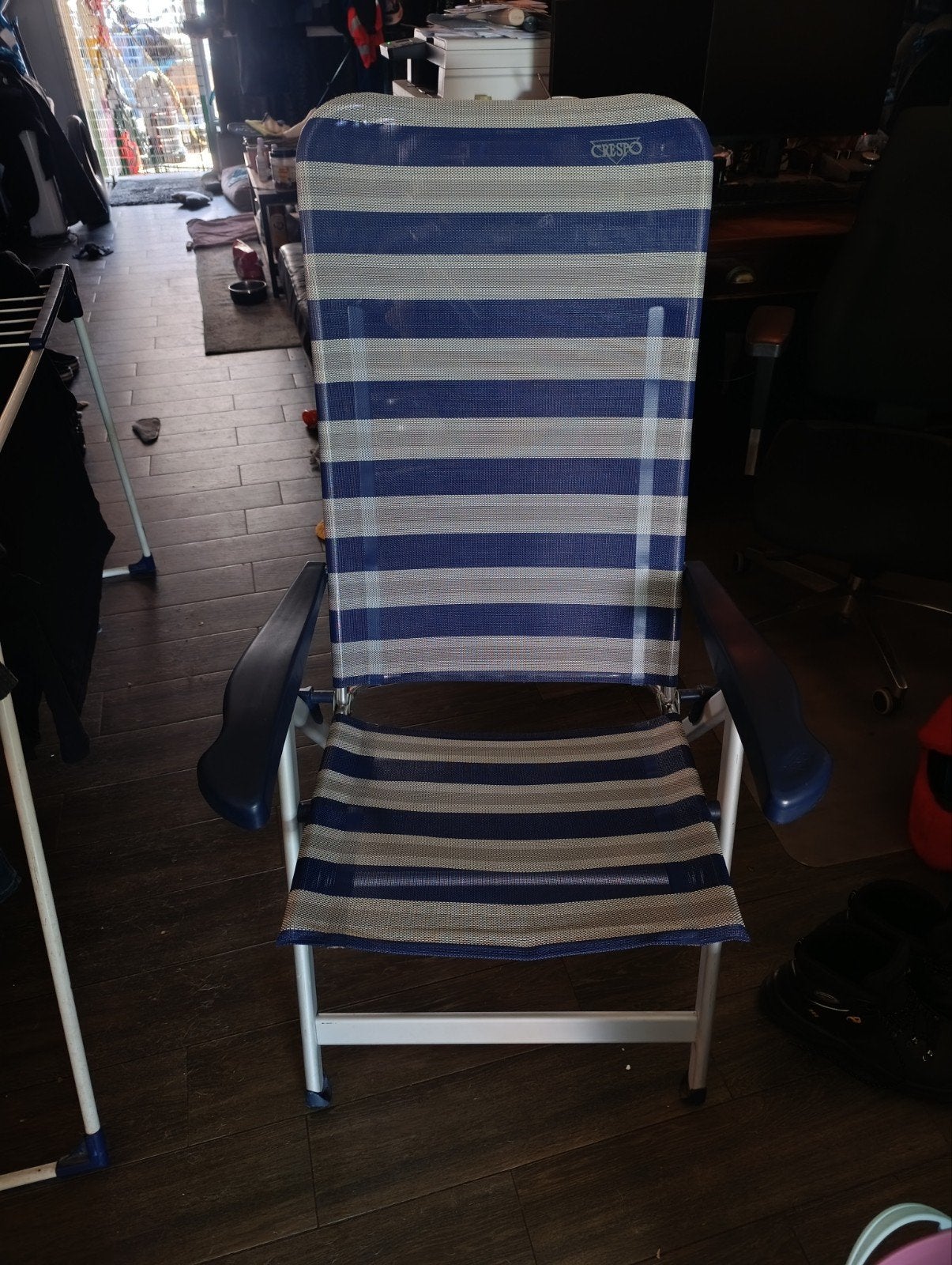 2 Crespo 5 standen tuinstoelen - uitstekende staat, Ophalen, Gebruikt, Campingstoel