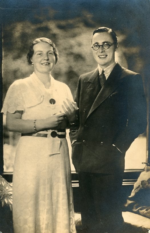 PRINSES JULIANA en PRINS BERNARD 1936 (DR191), Verzamelen, Koninklijk Huis en Royalty, Verzenden, Gebruikt, Nederland, Kaart, Foto of Prent