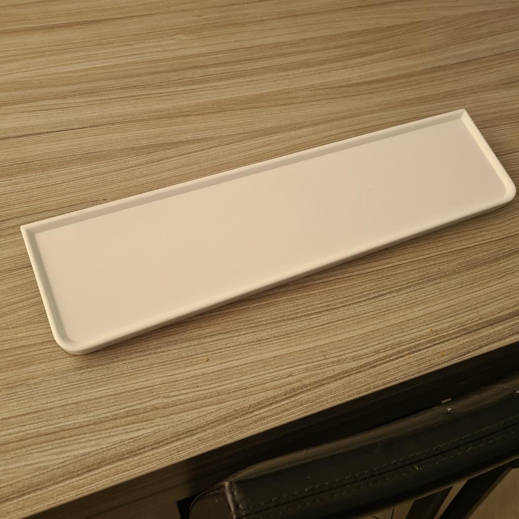 Witte planchet voor badkamer of toilet, Ophalen of Verzenden, Zo goed als nieuw, Wit, Overige typen