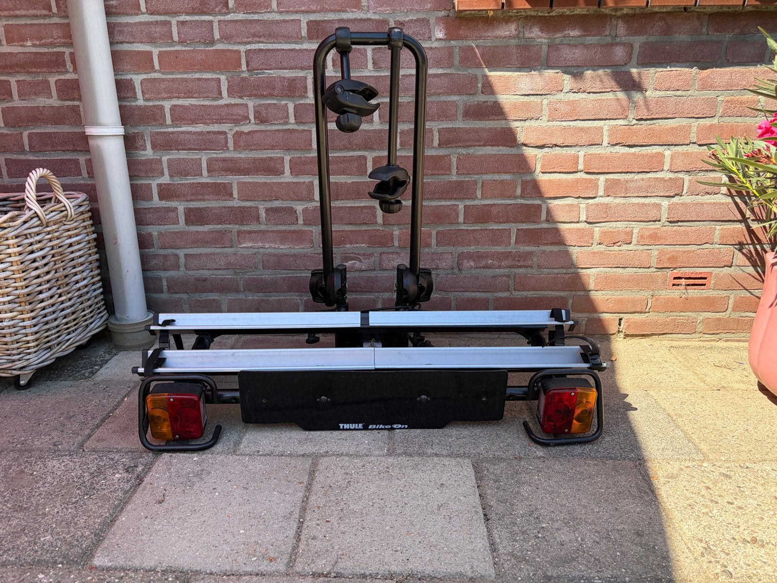 Thule Fietsendrager voor 2 fietsen - Trekhaakdrager, Ophalen, 2 fietsen, Gebruikt, Trekhaakdrager