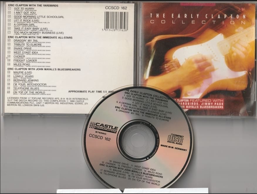 The Early Clapton Collection Feat The Yardbirds Jimmy Page.., Ophalen of Verzenden, Gebruikt, Blues Rock