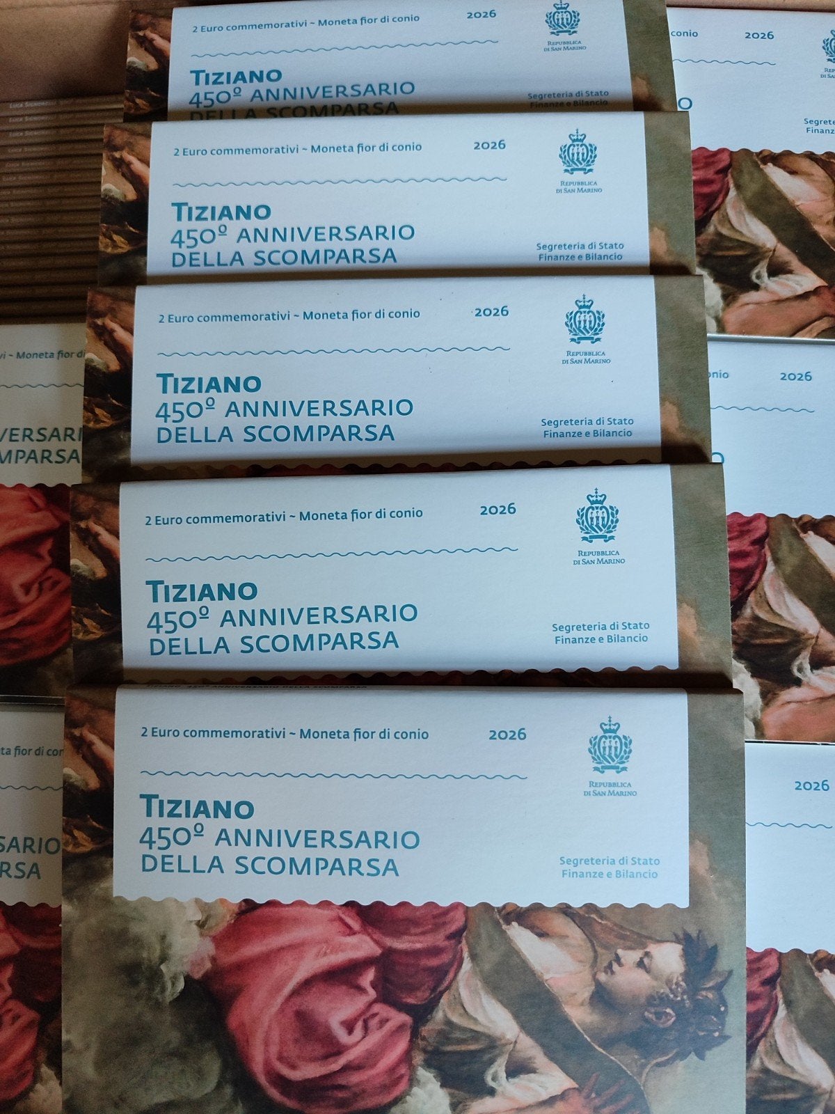 5 x 2 euro San Marino 2026 BU Tiziano 

Verzenden met, Ophalen of Verzenden, San Marino, 2 euro, Setje
