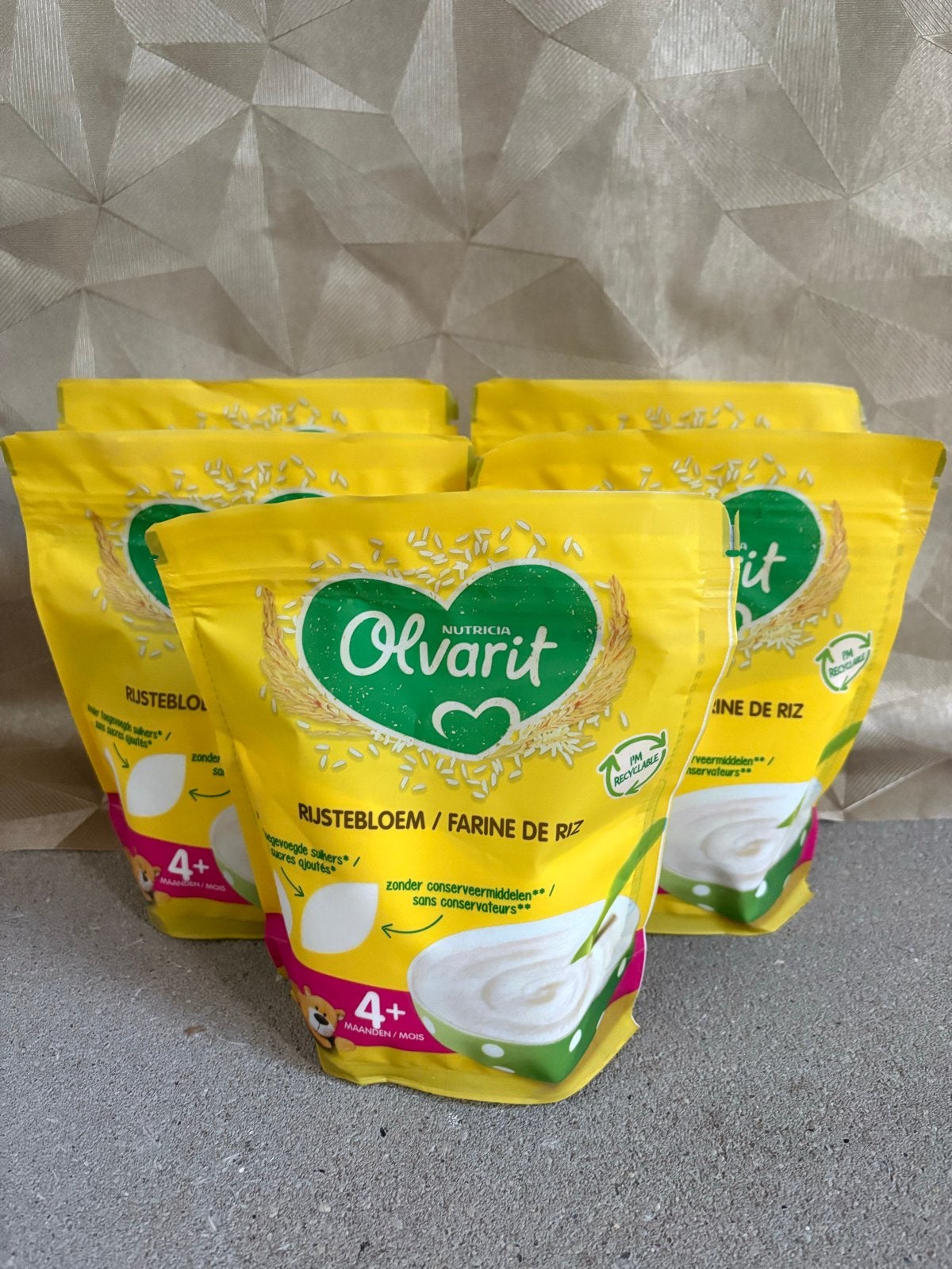 Olvarit Rijstebloem 4+ maanden - 5 stuks, Ophalen of Verzenden, Nieuw, Overige typen